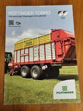 Pöttinger Torro Silierwagen traktor prospekt tractor brochure  H