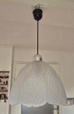 Pendelleuchte Hängelampe Peill &Putzler 60er  70er MCM Vintage Glas  Blatt matt