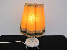 Lindner Porzellan Tischlampe Tischleuchte Handarbeit Streublümchen