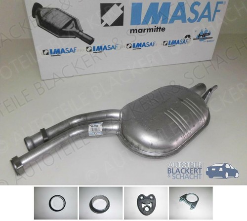 Imasaf auspuff mitteltopf - imasaf,