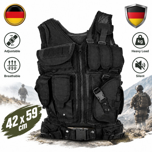 Kampfweste verstellbar - kampfweste,