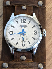 Ingersoll Automatik Herrenarmbanduhr Kiowa IN3901 – 20 Jewels, Edelstahl & Leder