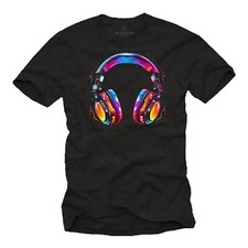 Shirt mit kopfhörer motiv - t-shirt,