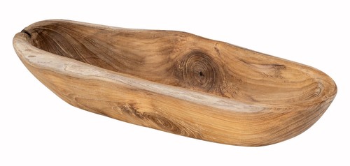 Teakholz schale l39cm - schale, ca.