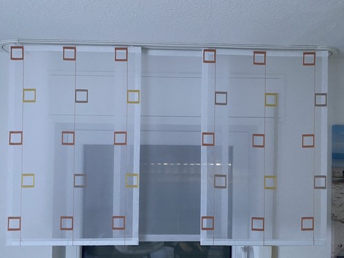 Schiebegardine set teilig - schiebegardine, 3-teilig