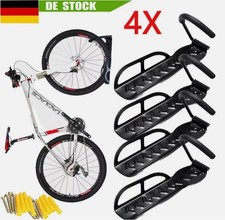 4er Set Fahrrad Wandhalterung Fahrradhalter platzsparend Garage E Bike MTB