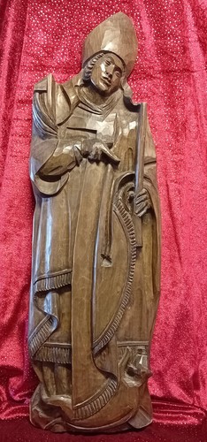 Wandbild relief bischof - wandbild,
