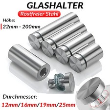 Wandabstandshalter Abstandshalter Schilderbefestigung Glas Platten Schrauben