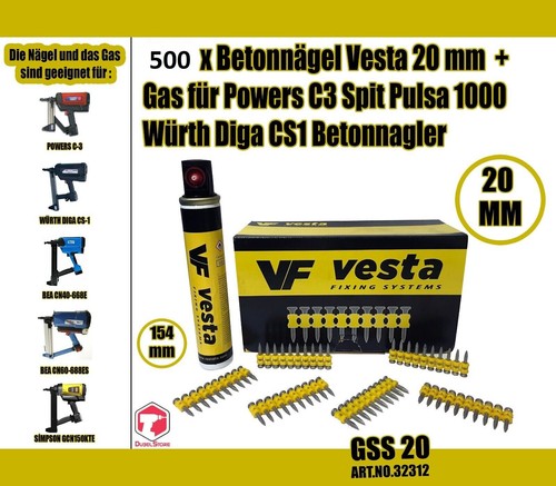500stknägel gas für - 500stknägel+gas,