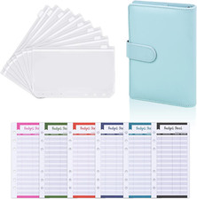 Budget Planner A6 Ringbuch Geld Organizer Leder Notizbuch Ordner Mit Geldumschlä