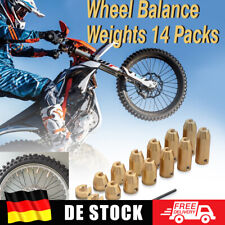 8/12/14-tlg Universal Motorrad Messing Reifen Rad Speichen Auswuchtgewichte