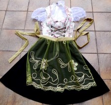 COUNTRY LINE Festtags Hochzeit Balkonette Dirndl Gr 34 grün schwarz 2tlg