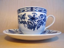 Kaffeetasse & Untertasse Winterling Zwiebelmuster Kirchenlamitz Scharffeuer