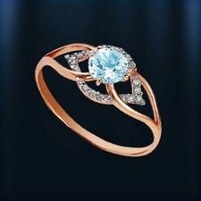 Ring mit topas - mit, cz