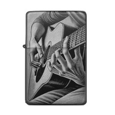Gitarre Feuerzeug Lasergravur
