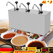 Saucenspender Edelstahl Pumpspender Senfspender Dosierspender Sauce Dispenser