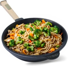 Gusseisen Wok Pfanne 26 cm