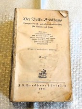 Buch: Der Volksbrockhaus von 1941