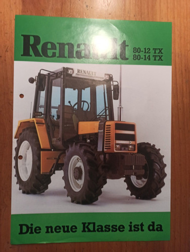 Prospekt renault 12tx - prospekt, 80-12tx