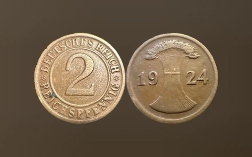 Reichspfennig 1924 deutsches - 2,