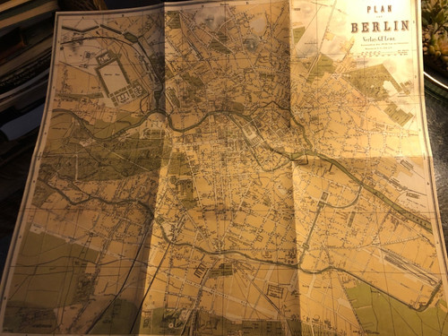 Stadtplan von berlin 1869 - , 1869/70