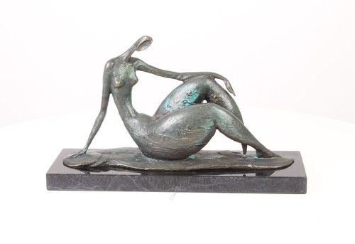 Moderne kunst bronzefigur - moderne, kunst,