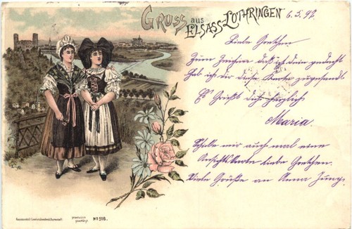 Gruss aus elsass - gruss,