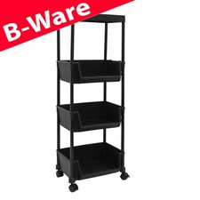 B-Ware  Rollwagen mit 3 Körben - 35x24x100 Aufbewahrungswagen - Allzweckwagen Ba
