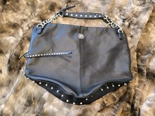 Tasche Handtasche Marina Galanti Schwarz Ketten Reißverschluss