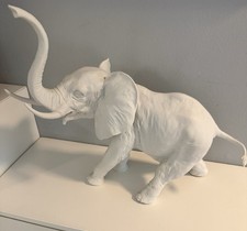 Elefant Porzellan-Figur Weiß