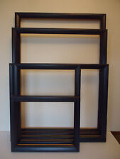 Bilderrahmen 24x30 - 50x70cm lila dunkel Holz Rahmen für Keilrahmen Leinwand