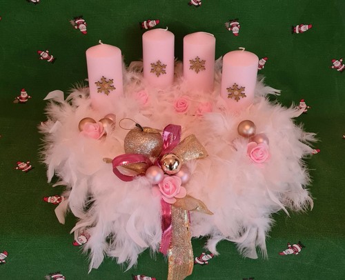 Künstlich adventskranz - künstlich,