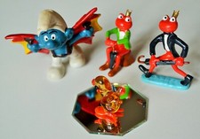 Drachenflieger-Schlumpf Sammelfiguren  Froschkönig Glas-Entlein 