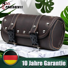 Motorrad Satteltasche Werkzeugrolle Gepäckrolle Werkzeugrolle Kunstleder DHL