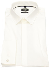 OLYMP Smokinghemd No. Six Super Slim Umschlagman. hellbeige - ohne OVP