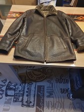  Pilotenjacke Lederjacke  mit Fell Gr.38 von Vittoria Verani