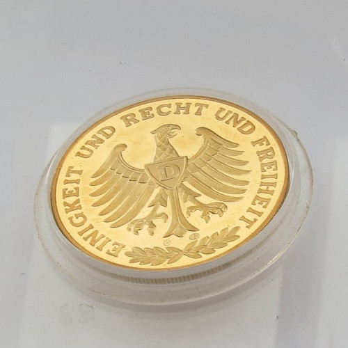 Vergoldete medaille 200 jahre - medaille,