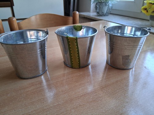 übertöpfe metall 10x9cm - 3, metall,