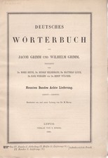 Deutsches Wörterbuch von