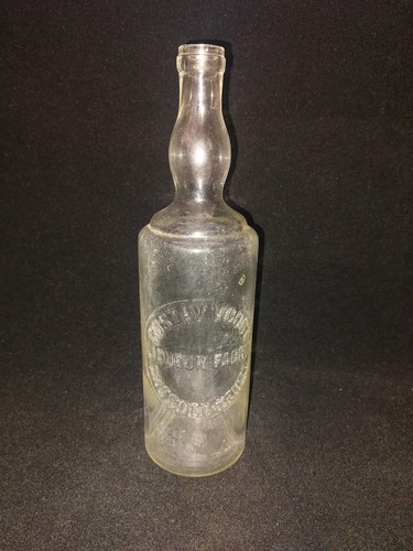 Alte glasflasche - alte,