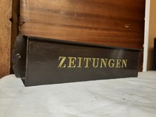 Burg-Wächter Zeitungsbox mit geprägeter Schrift, Metall, 808 E, Eisen (Eisen)