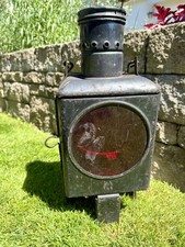 Alte Petroleum Loklampe Reichsbahn Zug Eisen Bahn Lampe Laterne Signal Lampe