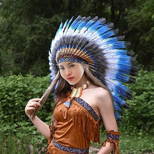 Indianer feder kopfschmuck hut - indianer,