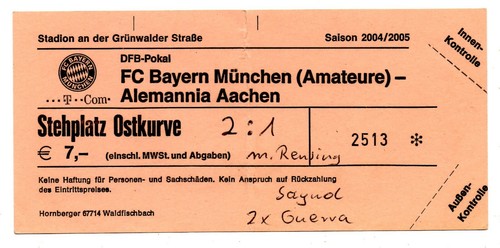 Ticket pokal bayern - ticket,