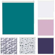 Designer Rollo mit Alu Kassette Verdunkelung Thermo Sonnenschutz blickdicht