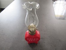 Petroliumlampe klein rot