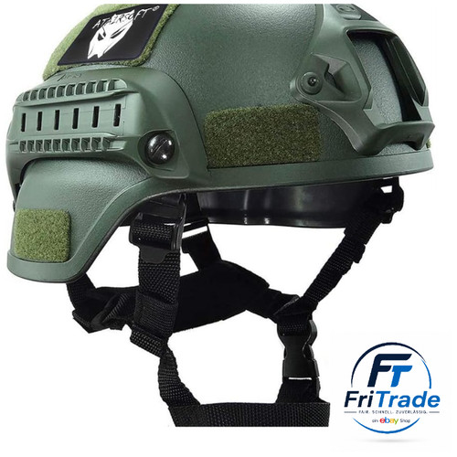 Airsoft helm mit seitenschiene - airsoft,