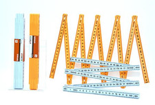 1 - 10  Zollstock KUNSTSTOFF Metermaß 2m  Gliedermaßstab Maßstab Maßband Lineal