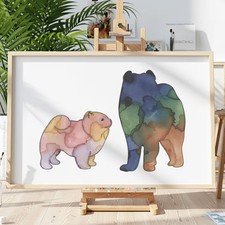 Hunde Tiere v3 Schablone Malen