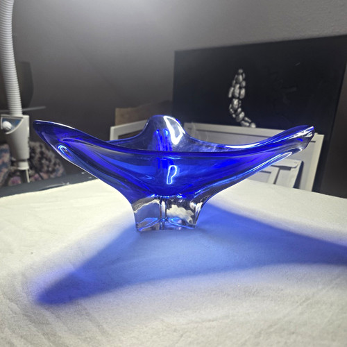 Dekoschale aus glas - dekoschale, blau